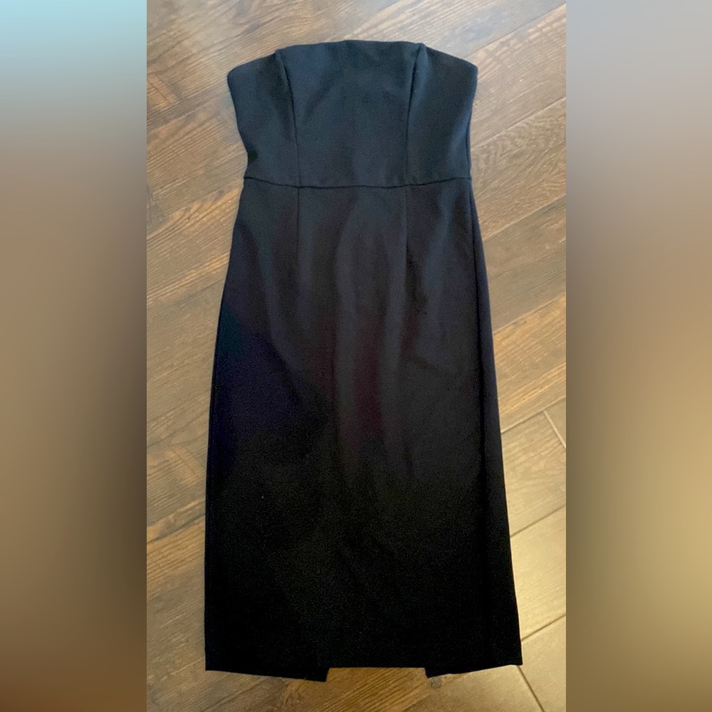 Black strapless Bodycon